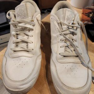 Reebok Classics, All White, Size 14